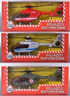 Pojazdy Ratunkowe - Helikopter, różne rodzaje