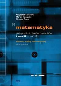 Matematyka LO 3 podr. cz.2 Kłaczkow OE STARE