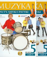 Muzyka Nuty smyki i patyki 5 Podręcznik z ćwiczeniami z płytą CD część 1-2