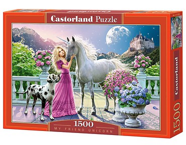 Puzzle 1500 My Friend Unicorn CASTOR