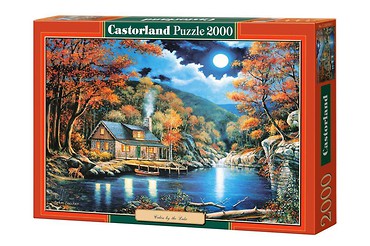 Puzzle 2000 Copy of Cabin by the Lake CASTOR