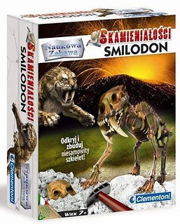 Naukowa zabawa. Skamieniałości. Smilodon