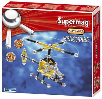 Klocki magnetyczne. Supermag - Helikopter