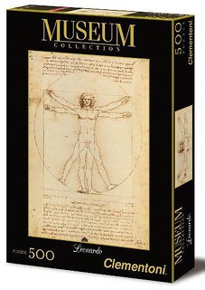 Puzzle 500 Museum Vitruvian Man