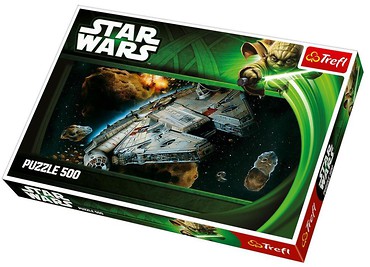 Puzzle 500 Star Wars Sokół Millennium TREFL