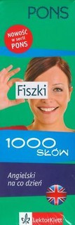 Fiszki 1000 słów Angielski na co dzień PONS