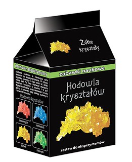 Zabawki naukowe Hodowla kryształów - Żółte