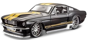 Samochód Ford Mustang GT 1967 skala 1:24