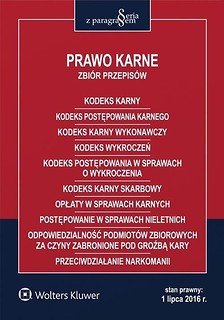 Prawo karne. Zbiór przepisów