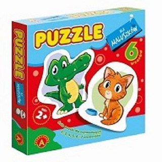 Puzzle dla maluszków - krokodyl ALEX