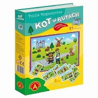 Puzzle magnetyczne - Kot w butach ALEX