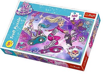 Puzzle 100 Galaktyczna przygoda Barbie TREFL