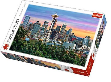 Puzzle 1500 Space Needle, Seattle, USA TREFL