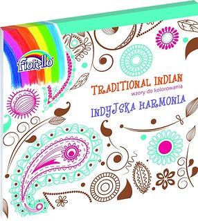 Książka do kolorowania Indyjska Harmonia FIORELLO