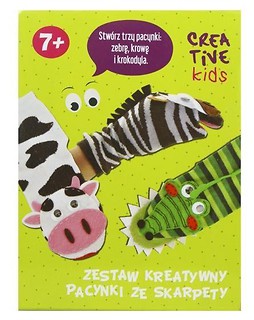 Zestaw kreatywny Pacynka ze skarpety CREATIVE KIDS