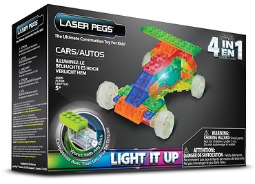 Klocki laser pegs 4 w 1 Cars