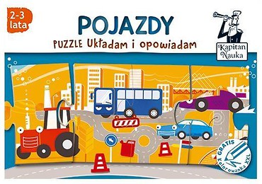 Puzzle Układam i opowiadam Pojazdy EDGARD