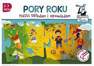 Puzzle Układam i opowiadam Pory roku EDGARD