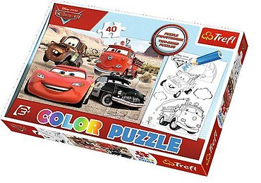 Puzzle Color Autka na pustyni TREFL