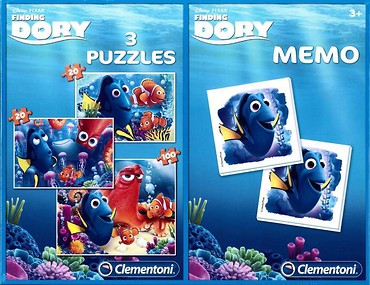 Puzzle 3w1+Memo Gdzie jest Dory