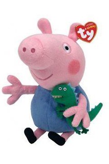 Ty Beanie Babies Świnka Peppa - George