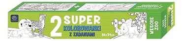 Super kolorowanka z zadaniami ZOO