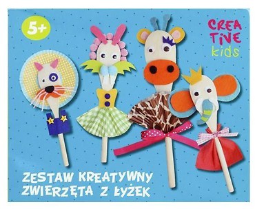 Zestaw kreatywny Zwierzęta z łyżek CREATIVE KIDS