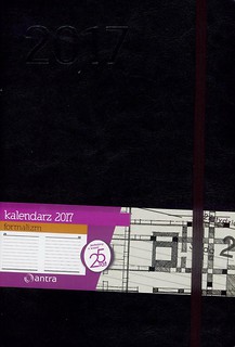 Kalendarz 2017 A5 Formalizm Czarny ANTRA