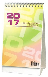 Kalendarz 2017 Biurkowy Stojący trójdzielny