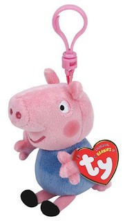 Ty Beanie Babies Świnka Peppa - George - Brelok