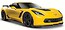 Samochód Corvette Z06 2015 skala 1:24