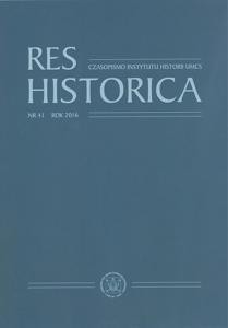 Res Historica T. 41