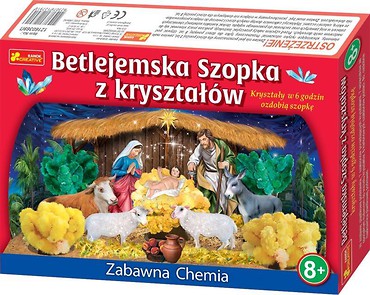 Zabawna Chemia - Betlejemska Szopka z kryształów