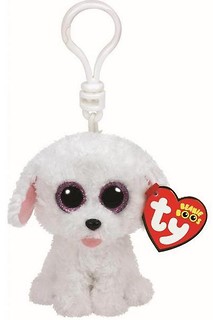 Ty Beanie Boos Pippie - Biały Pies - Brelok