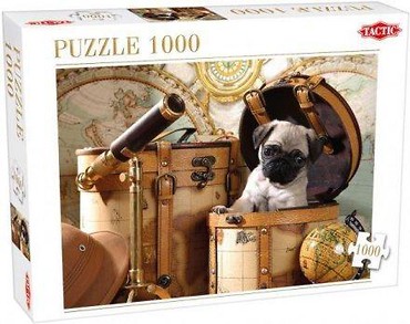 Puzzle 1000 Pets Pug Puppy