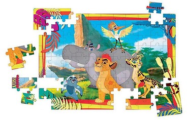 Puzzle 100 Maxi Kól Lew - Lwia Straż