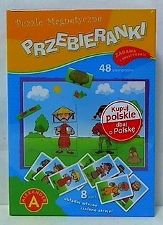 Puzzle magnetyczne - Przebieranki ALEX