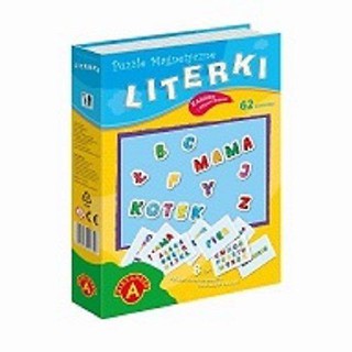 Puzzle magnetyczne - Literki ALEX