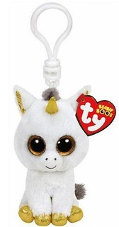 Ty Beanie Boos Pegasus - Biały Jednorożec - Brelok