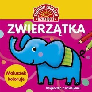 Maluszek koloruje. Zwierzątka