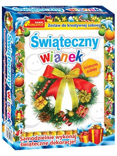 Zestaw do kreatywnej zabawy - Świąteczny wianek