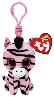 Ty Beanie Boos Zoey - Różowa Zebra - Brelok