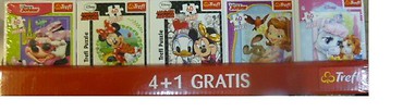 Puzzle 60 mini 4+1 gratis TREFL