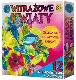 Witrażowe kwiaty STnux