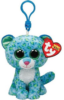 Ty Beanie Boos Leona - Niebieski Lampart - Brelok