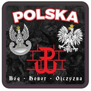 Podkładki pod kubek Patriotyczne, zestaw 2szt