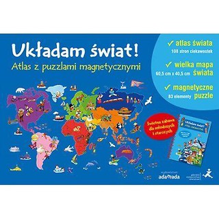 Układam świat! Atlas z puzzlami magnetycznymi