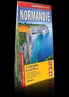 Comfort!map Normandie 1:300 000 laminat