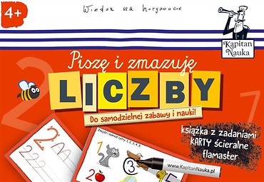 Kapitan Nauka Liczby. Piszę i zmazuję