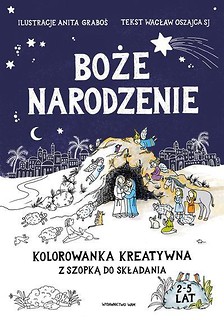 Boże Narodzenie. Kolorowanka kreatywna z szopką